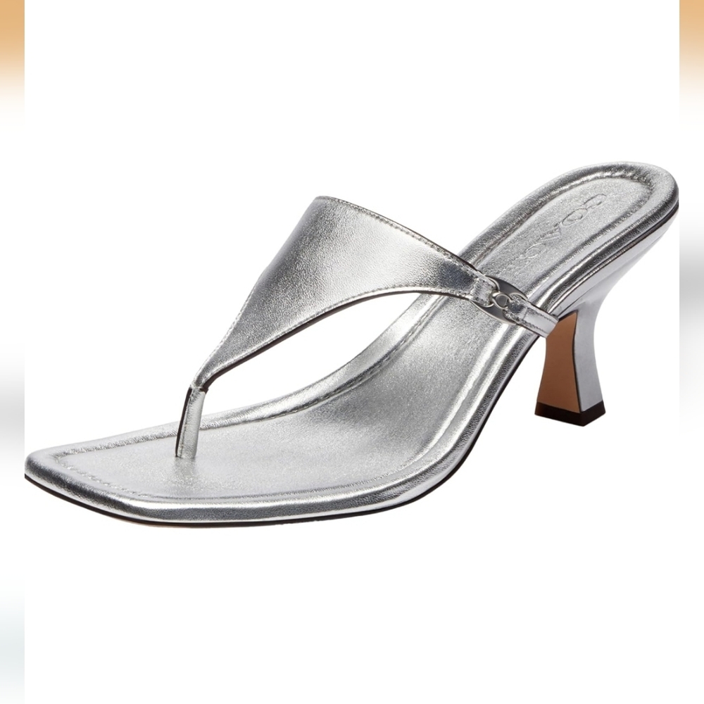 Coach Womens Heritage Hardware C Thong Sandal | Sz 7 | NWT